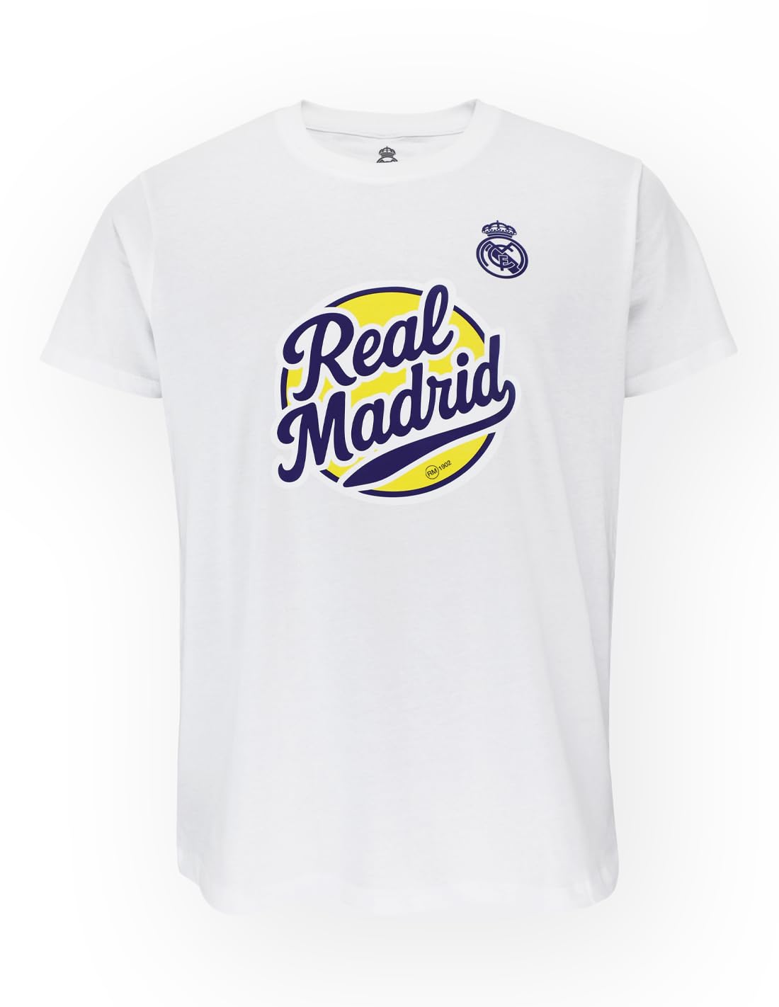 Real Madrid RM Cotton T-Shirt Unisex Adult T-Shirt