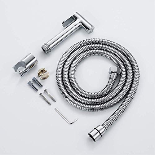 Kit douchette bidet WC avec flexible et support mural complet - 4