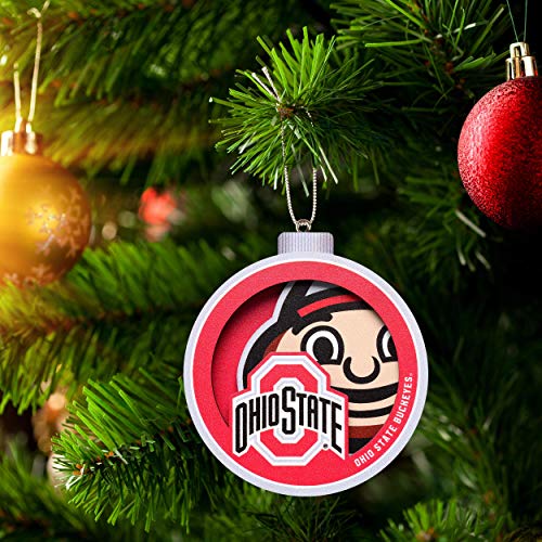 Image of YouTheFan NCAA 3D Logo Series Ornament