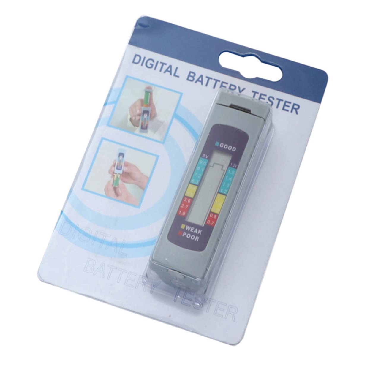 Digital Battery Tester for 1.5V 9V AA AAA Batteries Capacity Checker LCD Display for Home and Automotive Use