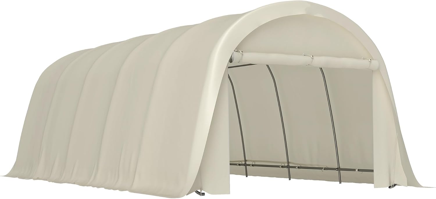 Outsunny 12x23.6 ft Heavy Duty Carport Review: Best Backyard Shelter for Lawn Equipment & Vehicles