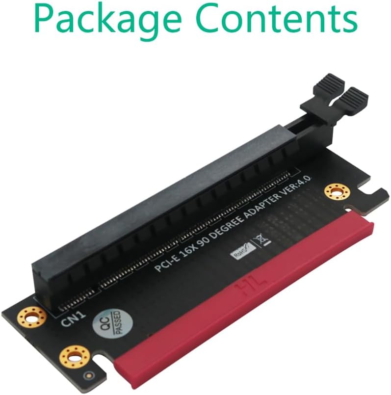 JMT PCI-Express 3.0/4.0 16x Riser Card 90 Degree High Speed Riser Card for 1U / 2U Server Case (PCI-E 4.0 for 1/2U)