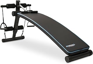 Banc de Musculation - Appareil de fitness multifonction avec Hauteur d'inclinaison réglable - Charge max 110Kg