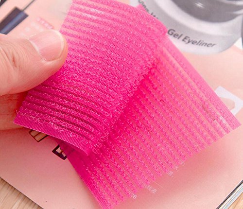 10 Pieces Colorful Magic Bangs Hair Sticker Square Nylon Hair Paste Pad Hair Fringe Fixed Clip Hairpin Care Tool For Makeup Accessories (Color Random, 7.7X 6.1Cm/3X2.4Inch) #TOP4