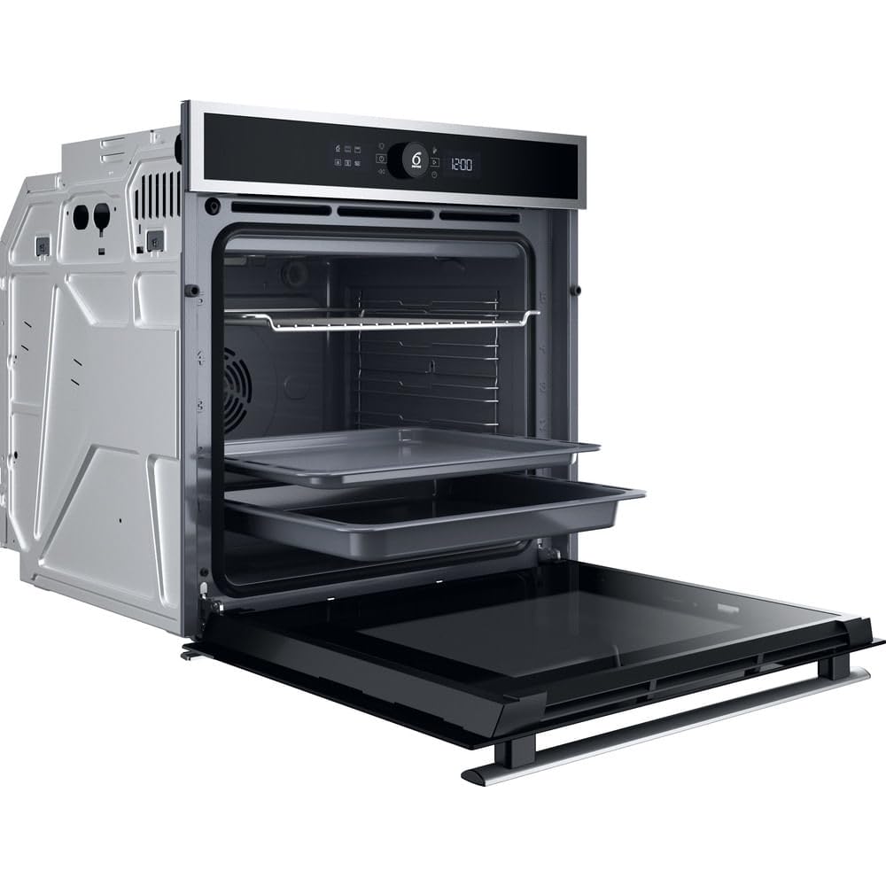 Whirlpool WOI4IS8HM0XA Forno a incasso multifunzione Inox 17 funzioni Pizza310? Cook4 Steam+ classe A+ 73Lt, Idrolisi