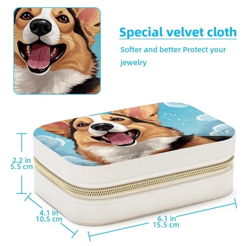 Boîte à bijoux Corgi compacte pour ranger vos boucles d'oreilles au quotidien - 5