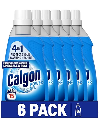 Calgon Gel 4-in-1 Washing Machine Water Softener Gel 750ml Pack of 6 6 x 750ml