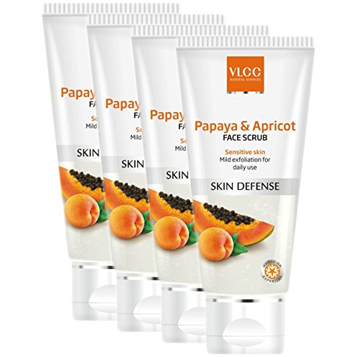 Exfoliant VLCC Papaya & Apricot pour désincruster les pores du visage