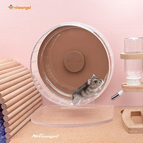 Niteangel Super-Silent Hamster Exercise Wheels: - Quiet Spinner Hamster Running Wheels with Adjustable Stand for… - Image 4