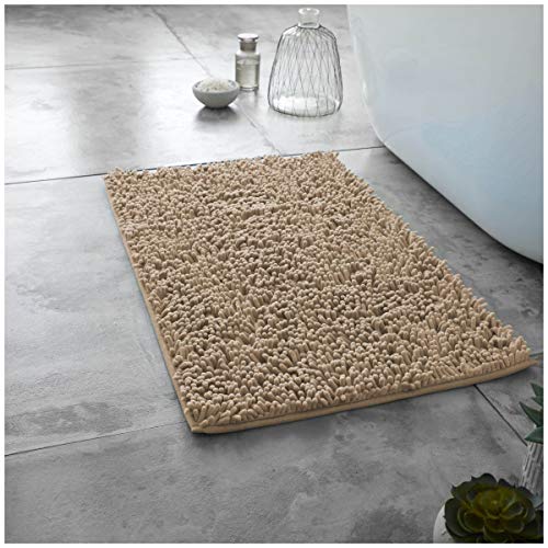 Gaveno Cavailia Super Absorbent Loop Bath Set, Chenille, Natural, 75 x 50