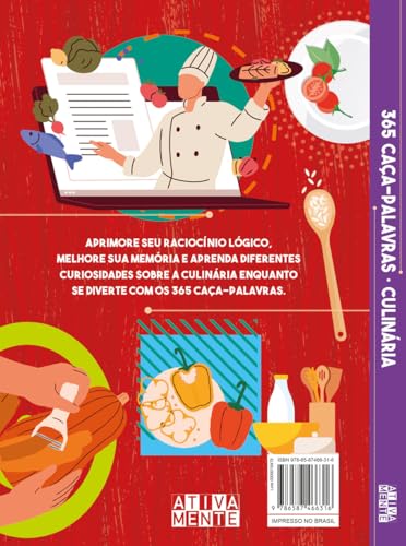365 caça-palavras - Culinária