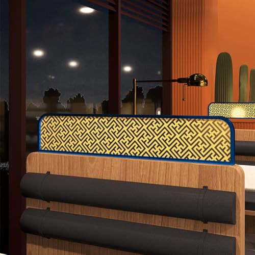 Cloison décorative pour salle à manger bleu ajouré haut de gamme - 3