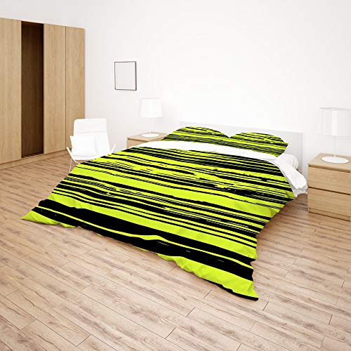 Parure de lit King Size polyester à motif coloré sans couture - 5