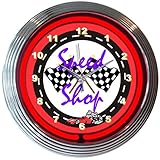 Neonetics Speed Shop Neon Clock