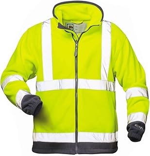 Elysee Warnschutz Fleecejacke Valentin gelb 4XL