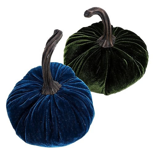 VICASKY 2stücke Realistische Kürbis Deko-Puppen Für Halloween Plüsch Kürbis Kissen Wohn Und Partydekoration Vielseitig Einsetzbar