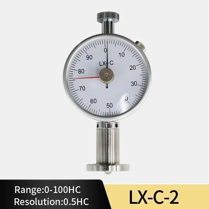 Durómetro portátil Tetser de dureza ACD de Aguja Simple/Doble for Productos de plástico de neumáticos de Silicona de Caucho Vulcanizado(LX-C-2)