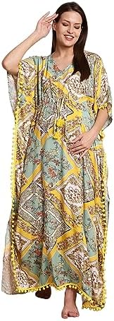 Secret Wish Printed Maternity Kaftan