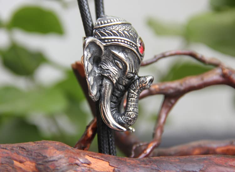 Image of Animal & Plant Bola Tie Bolo Tie Wedding Necklace for Men Women Groomsmen Western Cowboy Necktie