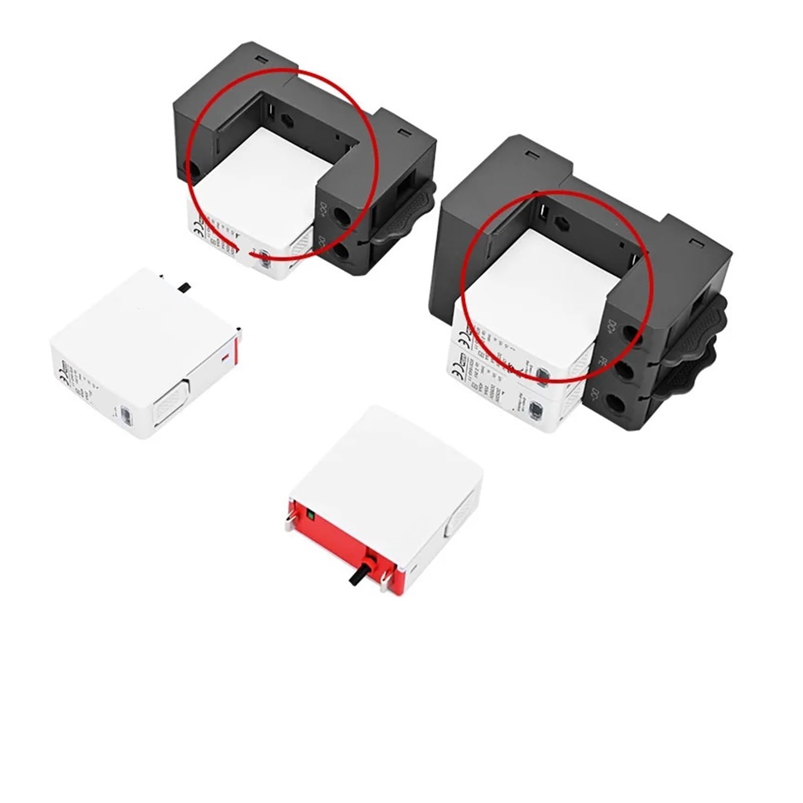 Protezione da sovratensione CC energetica | DC SPD 100V 250V 500V 800V 1000V Scaricatore di sovratensione Protettivo Parafulmini 20KA 40KA 60KA(3P,DC100V)