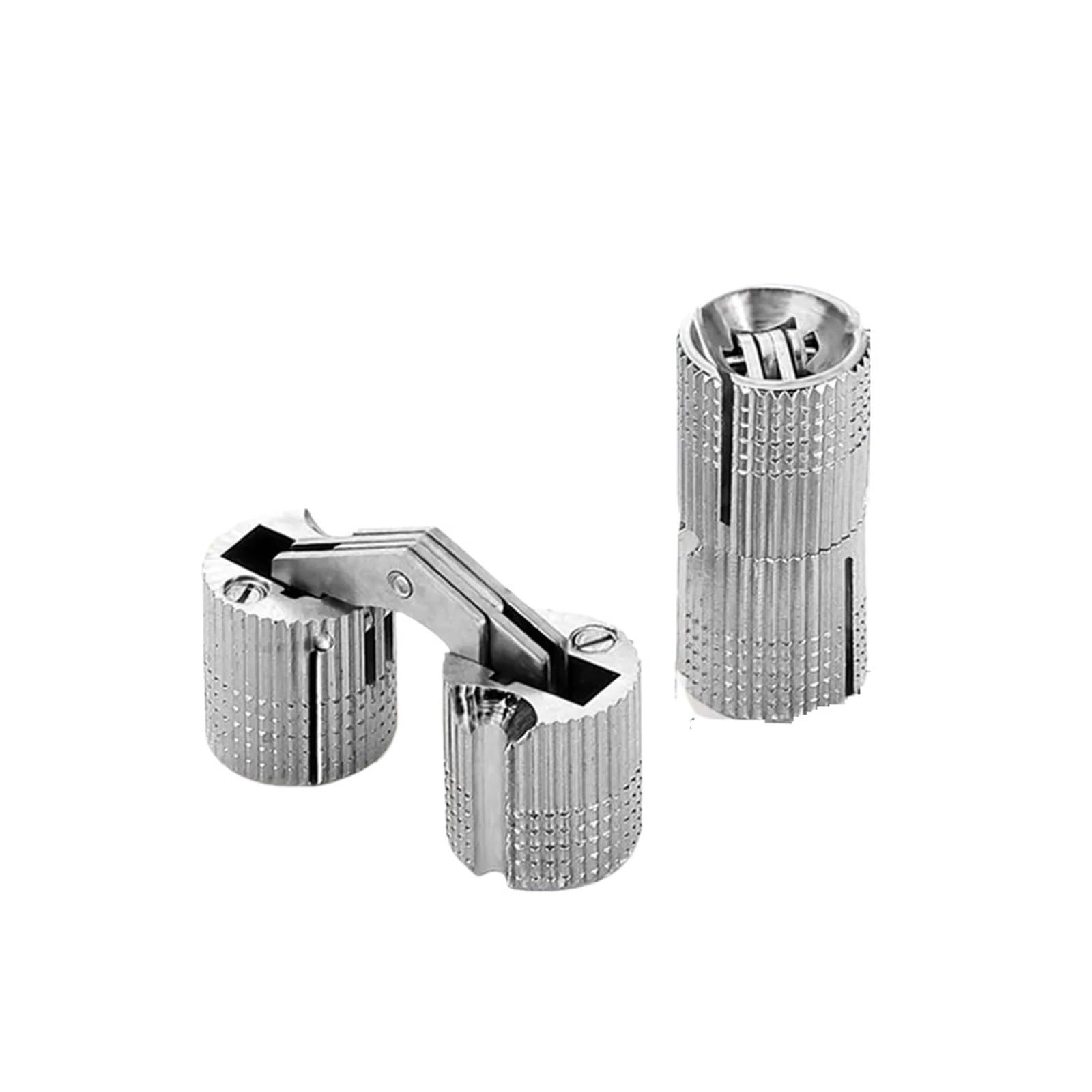 Ugzpwqlnx One Color Barrel Hinge, Barrel Hinge Brass Multicolor 8-18Mm Cylindrical Concealed Furniture Invisible Box(14Mm Silver)