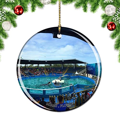 Weekino Miami Dolphins Aquarium Ornament 2.85