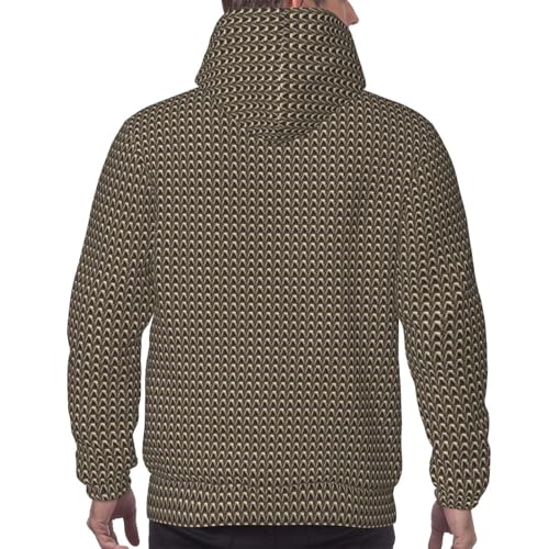 Pull à capuche homme ours marron parfait pour vos sorties décontractées