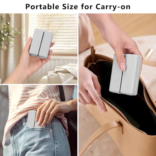 Image of FYY Travel Pill Organizer, Small Pill Box Medicine Case-2pcs Grey