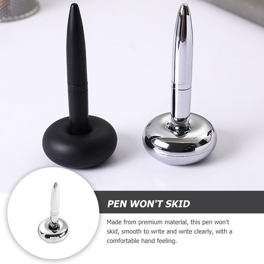 DOITOOL 2 bolígrafos magnéticos de metal flotantes para oficina, elegantes bolígrafos para hombres, para firmas y suministros de oficina