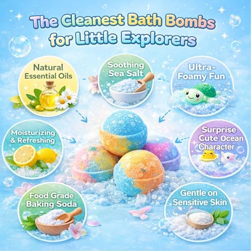 Boule de bain enfant avec surprise dedans coffret bombe de douche