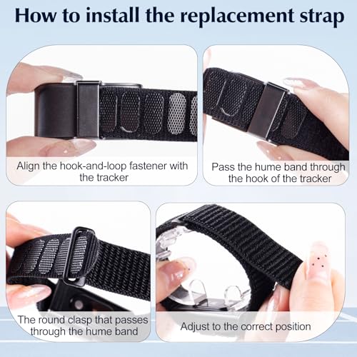 4 Pack Nylon Bands Compatible with Hume Band Replacement Strap 1.0 by Hexasider - Used condition - Image 7