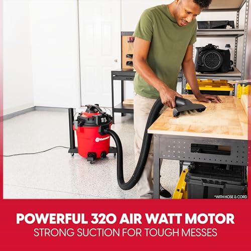 Vacmaster VBVCM1211 1101 12-Gal 6 Peak HP Wet/Dry Vac w. Detachable Blower by Vacmaster - Used condition - Image 5