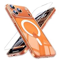 Coque IPhone 17 Pro Compatible MagSafe - Protection Caméra Intégrée, Anti-jaunissement, Bleue