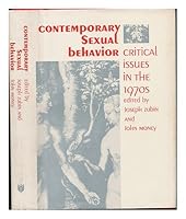 Contemporary Sexual Behavior: Critical Issues in the 1970s (Appa) 080181829X Book Cover