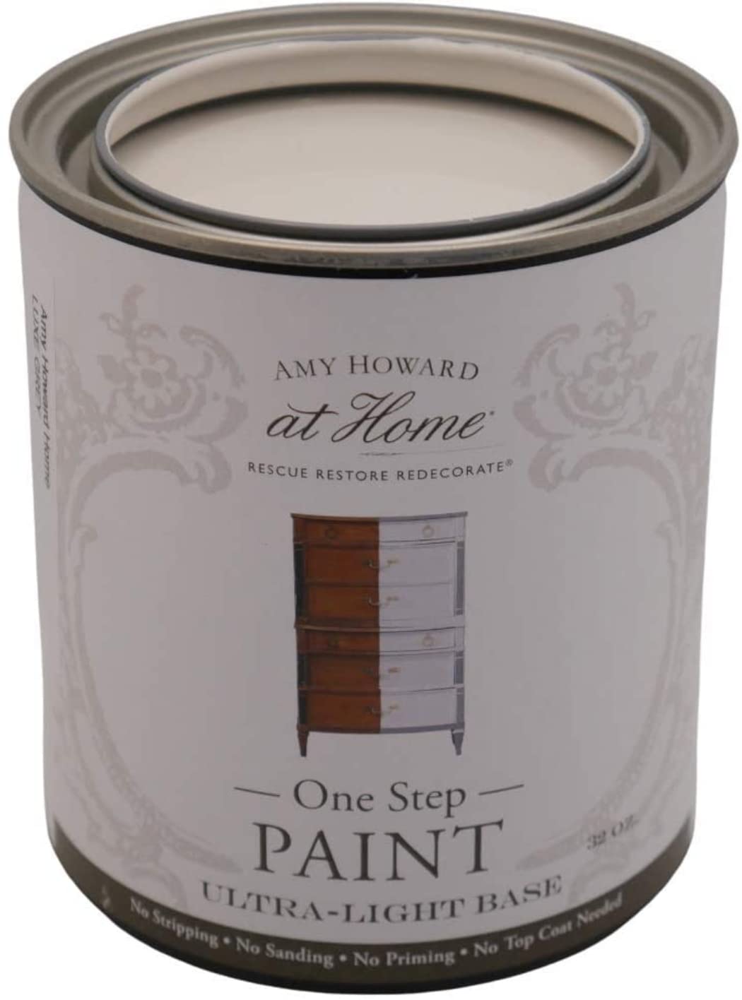 Amy Howard Home OneStep Paint Luxe Grey Chalk Finish Paint Eco