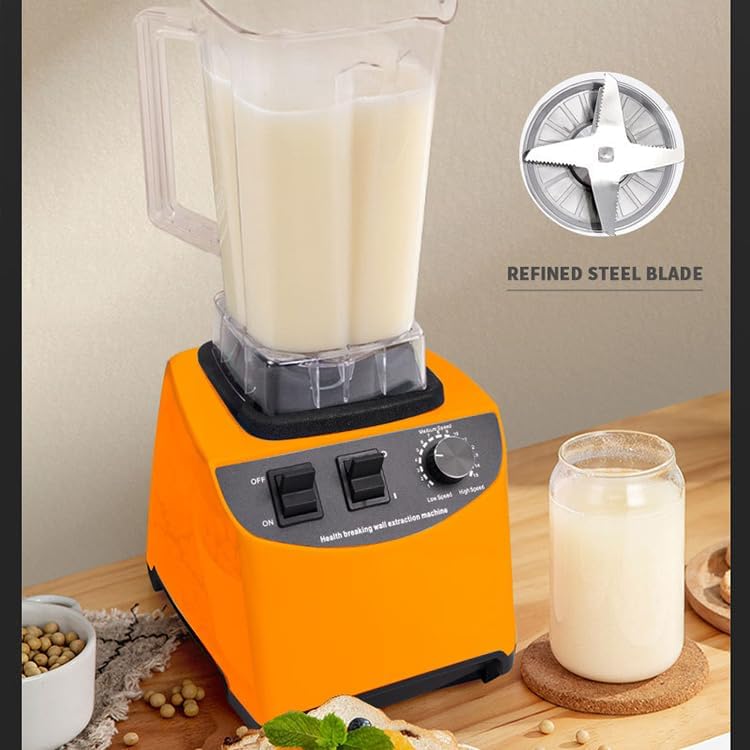 Generic Kitchen multi-functional mixer Household 2L large capacity 1800w electric food machine performance wall breaking machine, Minor, Red