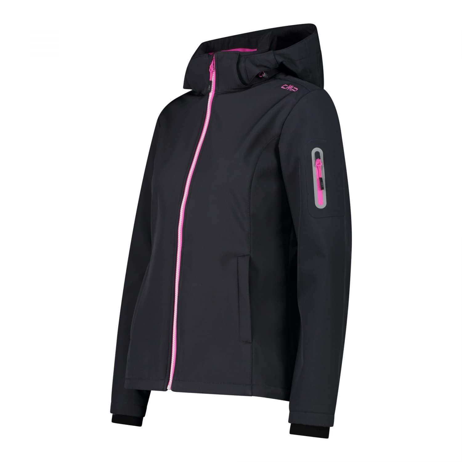 CMP Giacca Donna in Softshell con Cappuccio Staccabile – 39A5006 – 00US