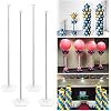 YALLOVE Balloon Column Stand Kit Set of 4, 7 Feet Height Adjustable Balloon Tower Pillar with Reusable Metal Telescopic Design for Birthday, Wedding, Baby Shower, Graduation Party Decoration