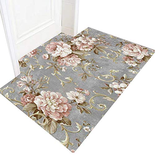 Moquettes 3D fleurs impression haut de gamme ZRUYI en polyester pour sol chic