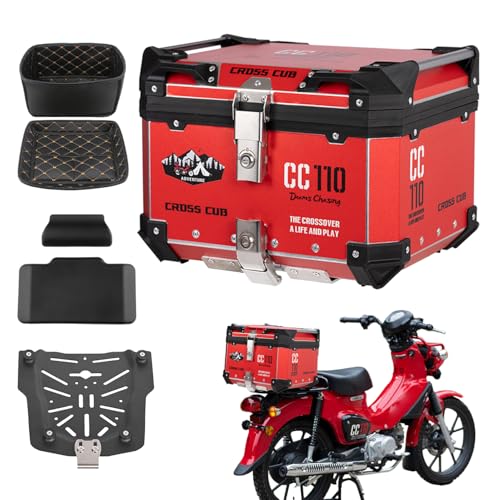 Amazon | JISYIWOWバイク用 リアボックス アルミ製 45L 大容量