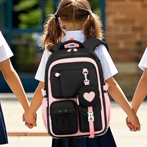 Mochila escolar para adolescentes impermeable con compartimentos para colegio 2