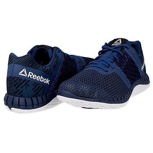 Reebok Zprint Run Hazard GP, Bottes Courtes femme - Bleu - Azul (Noble Blue / Collegiate Navy / White), 35 1/2 EU