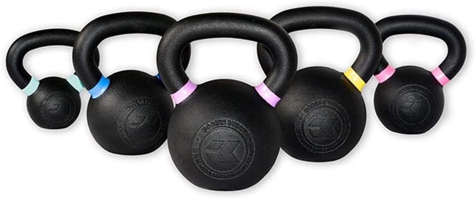 AGYH Kettlebells Black Cast Iron Kettlebell, 4kg / 8kg / 16kg / 20kg / 24kg Strength Training Equipment For Men And Women, Weightlifting Dumbbells (Size : 4kg/8.8lb)