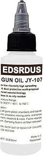 Gun Oil JY107 20CPS Low Viscosity Anti-Corrosion Maintenance All Types Guns, Also Great for Electronic Precision Moving Parts & More, with Precision Lubricant Applicator & Lubricant Wipes 2OZ