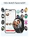 Parsonver Smart Watch, Built-in GPS, Bluetooth Calling, Fitness Watch for Men Women with 100+ Sport Modes, IP68 Waterproof, Heart Rate, Sleep Monitor, Pedometer, Smartwatch for Android & iPhone, Black