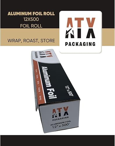 Miniatura 5 de ATX Packaging, Rollo de aluminio de aluminio, papel de regalo, 12 pulgadas x 1000 pies