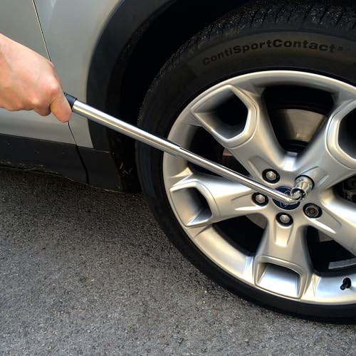 Sakura SS5324 Car Wheel Brace/Wrench - Extendable Handle - Socket Sizes 17 mm, 19 mm, 21 mm, 23 mm - FITS All Standard Vehicles 4 Sakura SS5324 Car Wheel Brace/Wrench - Extendable Handle - Socket Sizes 17 mm, 19 mm, 21 mm, 23 mm - FITS All Standard Vehicles - Image 4