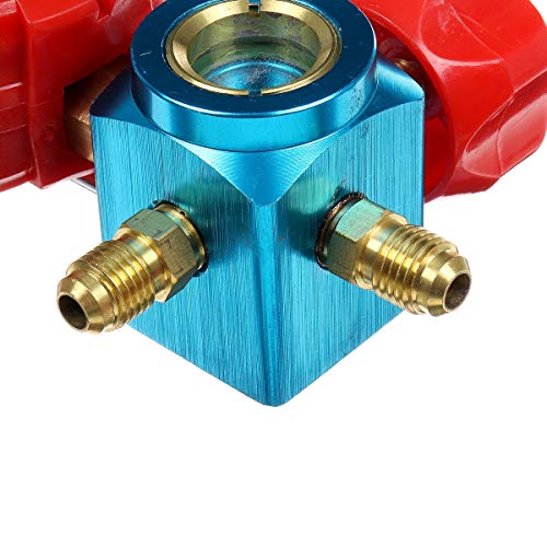 Medidor de presión digital para refrigerante R22, R12 y R410 de alta precisión en color rojo 5