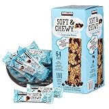ZENVOIRA Gift Snack Box - includes Kirkland Soft & Chewy Chocolate Chip Granola Bars, 60x24g (1.54kg/54.4 oz) Snack Bars, Custom Pack, Packed by ZENVOIRA