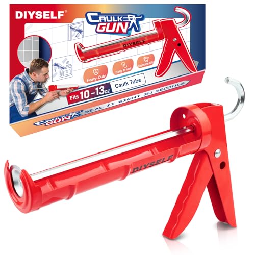 DIYSELF No Drip Heavy Duty Caulk Gun